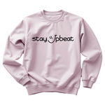 Stay Upbeat Crewneck - Black Logo