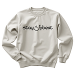 Stay Upbeat Crewneck - Black Logo