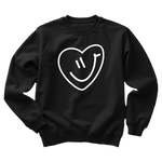 Smiley Crewneck - White Logo