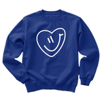 Smiley Crewneck - White Logo