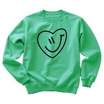 Smiley Crewneck - Black Logo