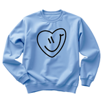 Smiley Crewneck - Black Logo