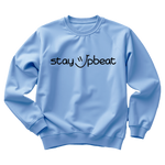 Stay Upbeat Crewneck - Black Logo