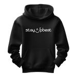 Stay Upbeat Hoodie - White Logo