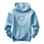 Smiley Hoodie - White Logo