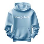 Stay Upbeat Hoodie - White Logo
