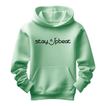 Stay Upbeat Hoodie - Black Logo