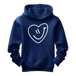 Smiley Hoodie - White Logo