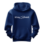 Stay Upbeat Hoodie - White Logo