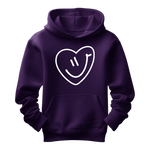 Smiley Hoodie - White Logo