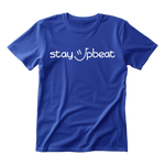 Stay Upbeat T-Shirt - White Logo