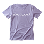 Stay Upbeat T-Shirt - White Logo
