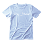 Stay Upbeat T-Shirt - White Logo