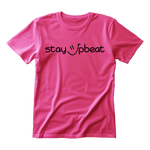 Stay Upbeat T-Shirt - Black Logo