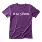 Stay Upbeat T-Shirt - White Logo