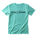 Stay Upbeat T-Shirt - Black Logo
