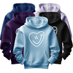 Smiley Hoodie - White Logo